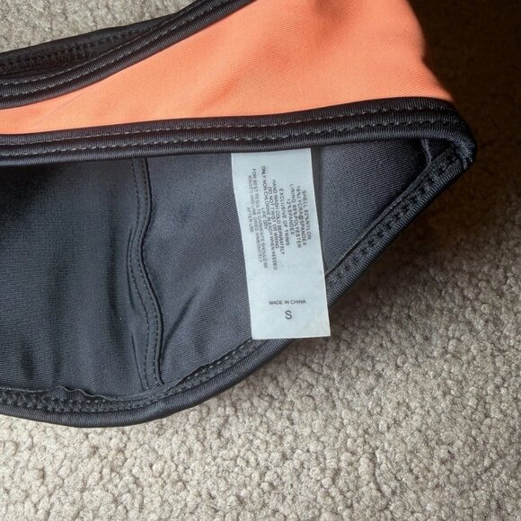 Triangl Orange Zip Bikini Size Small *Same Style Seen On Britney Spears* - Picture 3 of 5